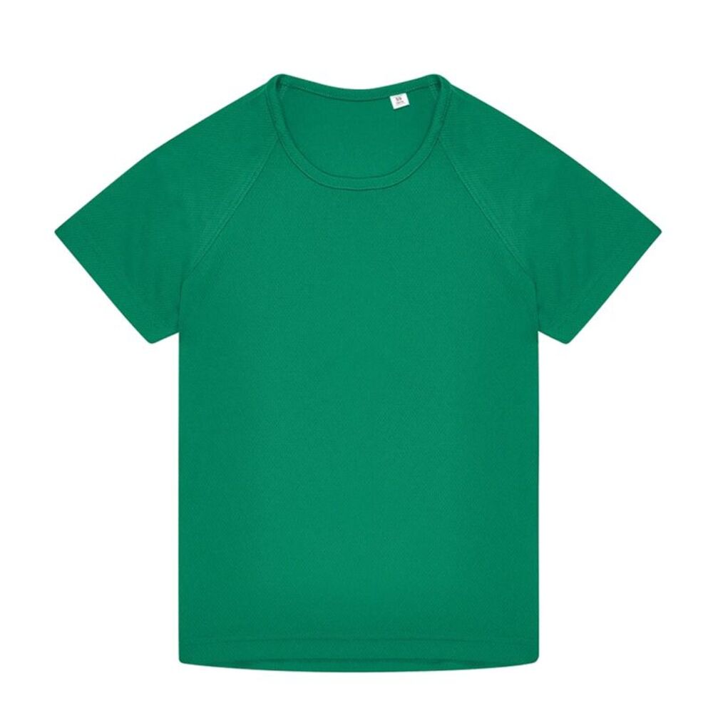 B&C Childrens/Kids #Active T-Shirt / Kelly Green